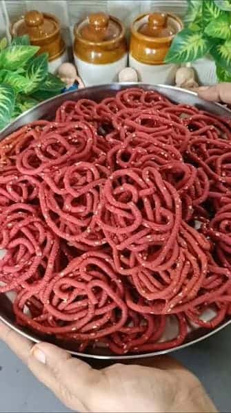 Mahaa Mart Beetroot Janthikalu | Beetroot Murukku